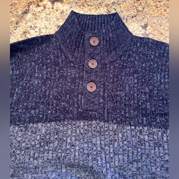 NWT Weatherproof Vintage Men’s Button Mock Neck Sweater - Picture 5 of 9